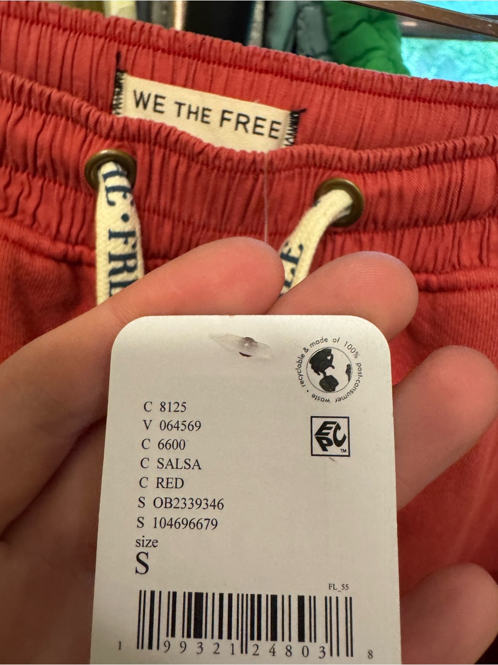 NWT Free People We The Free Jet Set Shorts - Salsa Red - Small, Large - Picture 8 of 9